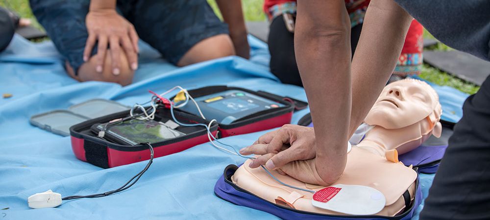 First aid training resuscitation